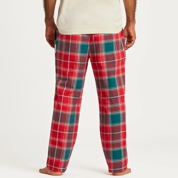LIFE IS GOOD Men's Holiday Plaid Classic Sleep Pants 2 LIFE IS GOOD Men's Holiday Plaid Classic Sleep Pants - Image 2