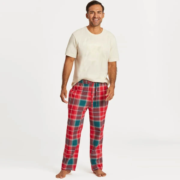 LIFE IS GOOD Men's Holiday Plaid Classic Sleep Pants 5 LIFE IS GOOD Men's Holiday Plaid Classic Sleep Pants - Image 5