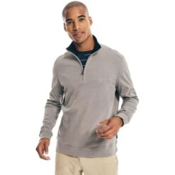NAUTICA Men's Navtech Half-Zip Sweatshirt