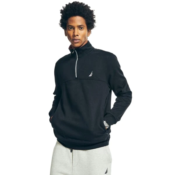 NAUTICA Men's 1/4-Zip Fleece Sweatshirt 1 NAUTICA Men's 1/4-Zip Fleece Sweatshirt