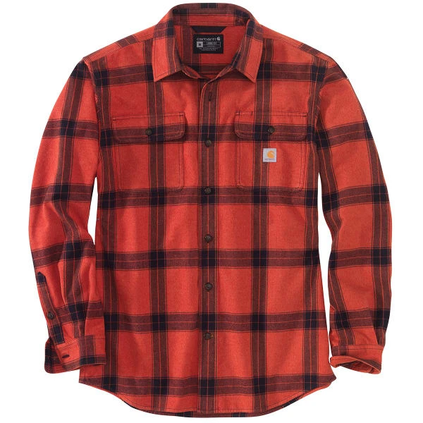 CARHARTT Men's Loose Fit Heavyweight Long-Sleeve Flannel 1 CARHARTT Men's Loose Fit Heavyweight Long-Sleeve Flannel