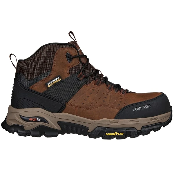 SKECHERS Men's Work: Arch Fit Tarver Comp Toe Work Boots 2 SKECHERS Men's Work: Arch Fit Tarver Comp Toe Work Boots - Image 2