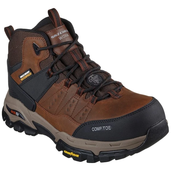 SKECHERS Men's Work: Arch Fit Tarver Comp Toe Work Boots 1 SKECHERS Men's Work: Arch Fit Tarver Comp Toe Work Boots