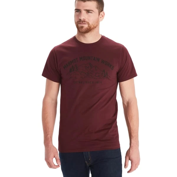 MARMOT Men's Mountain Works Short-Sleeve Tee 1 MARMOT Men's Mountain Works Short-Sleeve Tee