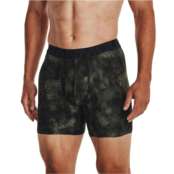 UNDER ARMOUR Men's UA Tech 6" Boxerjock Underwear, 2 Pack 4 UNDER ARMOUR Men's UA Tech 6" Boxerjock Underwear, 2 Pack - Image 4