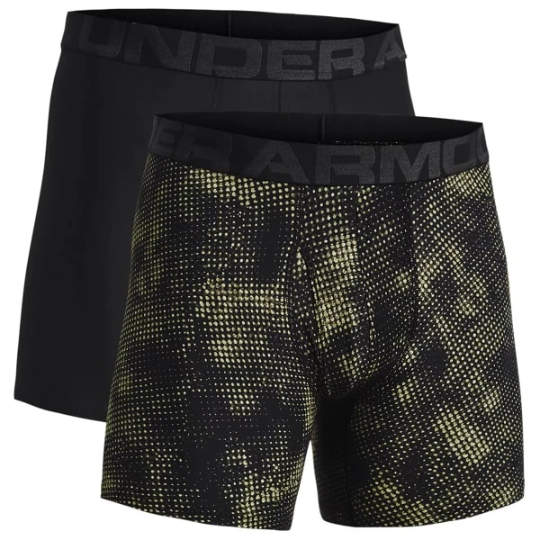 UNDER ARMOUR Men's UA Tech 6" Boxerjock Underwear, 2 Pack 1 UNDER ARMOUR Men's UA Tech 6" Boxerjock Underwear, 2 Pack