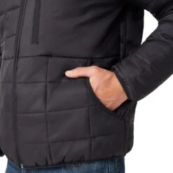 FREE COUNTRY Men's FreeCycle Bedrock Sherpa Lined Puffer Jacket -Fam By Style 2084077 001 alt5