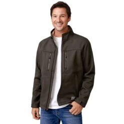 FREE COUNTRY Men's Craftsman Burly Canvas Softshell Jacket -Fam By Style 2084078 315 alt2