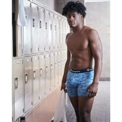 CHAMPION Men's Lightweight Stretch Boxers, 3-Pack -Fam By Style 2084151 901 alt2