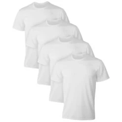 HANES Ultimate Men's X-Temp Mesh Crewneck Undershirts, 4-Pack Extended Size