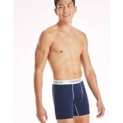 HANES Ultimate Men's Stretch Boxer Brief, 5-Pack Extended Size -Fam By Style 2084161 901 alt4