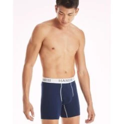 HANES Ultimate Men's Stretch Boxer Brief, 5-Pack Extended Size -Fam By Style 2084161 901 alt5