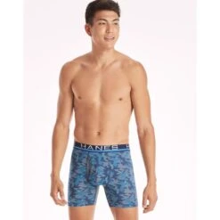 HANES SPORT Men's Total Support Pouch X-Temp Boxer Briefs, 4-Pack Extended Size -Fam By Style 2084167 901 alt2