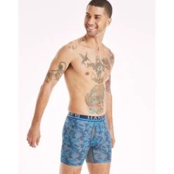 HANES SPORT Men's Total Support Pouch X-Temp Boxer Briefs, 4-Pack Extended Size -Fam By Style 2084167 901 alt5