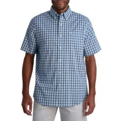 CHAPS Men's Sustainable Easy Care Short-Sleeve Shirt