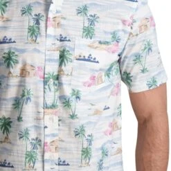 CHAPS Men's Coastland Chambray Short-Sleeve Shirt -Fam By Style 2084246 101 alt3