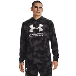 UNDER ARMOUR Men's UA Rival Terry Hoodie -Fam By Style 2084661 001 alt2
