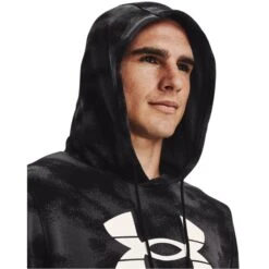 UNDER ARMOUR Men's UA Rival Terry Hoodie -Fam By Style 2084661 001 alt4