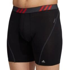 ADIDAS Men's Sport Performance Boxer Briefs, 3 Pack 13 ADIDAS Men's Sport Performance Boxer Briefs, 3 Pack -Fam By Style 2084984 001 alt5