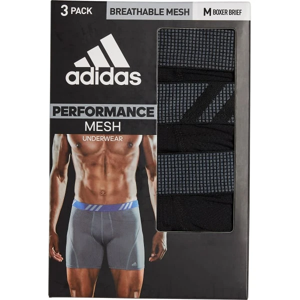 ADIDAS Men's Sport Performance Boxer Briefs, 3 Pack 8 ADIDAS Men's Sport Performance Boxer Briefs, 3 Pack - Image 8