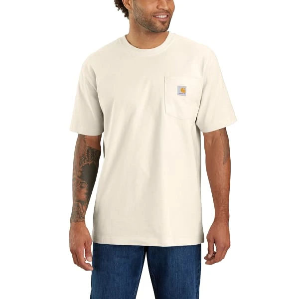 CARHARTT Men's Loose Fit Heavyweight Short-Sleeve Pocket Tee 3 CARHARTT Men's Loose Fit Heavyweight Short-Sleeve Pocket Tee - Image 3