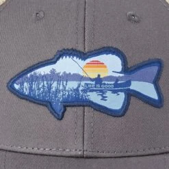 LIFE IS GOOD Fishing Vista Mesh Back Cap -Fam By Style 2086042 003 alt2