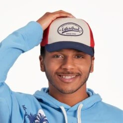 LIFE IS GOOD Men's Positive Tailwhip Patch Mesh Cap -Fam By Style 2086043 102 alt3