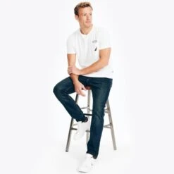 NAUTICA Men's Sustainably Crafted Short-Sleeve Yacht Club Graphic Tee -Fam By Style 2086136 101 alt3