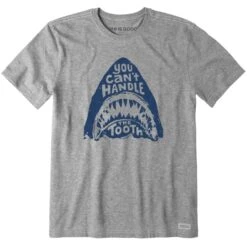 LIFE IS GOOD Men's Can't Handle The Tooth Short-Sleeve Tee