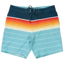 BURNSIDE Young Men's Striped Boardshorts