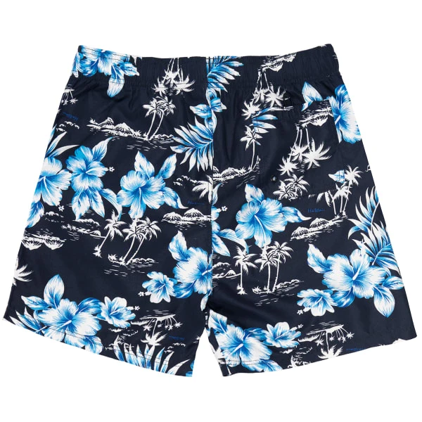 BURNSIDE Young Men's Pacific Floral 17" Volley Swim Shorts 2 BURNSIDE Young Men's Pacific Floral 17" Volley Swim Shorts - Image 2