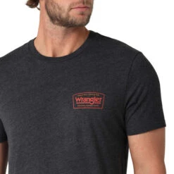 WRANGLER Men's Tiger Club Short-Sleeve Tee 6 WRANGLER Men's Tiger Club Short-Sleeve Tee -Fam By Style 2086619 001 alt2