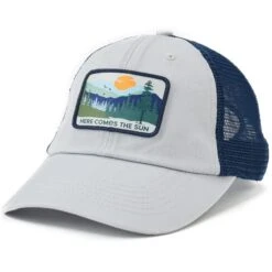 LIFE IS GOOD Men's Here Comes The Sun Soft Mesh-Back Cap