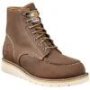 CARHARTT Men's Waterproof 6" Moc Toe Wedge Boot, Wide