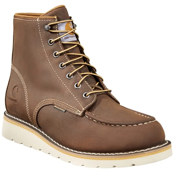 CARHARTT Men's Waterproof 6" Moc Toe Wedge Boot, Wide 1 CARHARTT Men's Waterproof 6" Moc Toe Wedge Boot, Wide