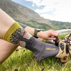 FARM TO FEET Men's Eureka 3/4 CREW Light Cushion Socks -Fam By Style 2088152 004 alt2