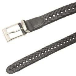 DOCKERS Men's 32MM Lace Braid Belt -Fam By Style 2088363 001 alt3
