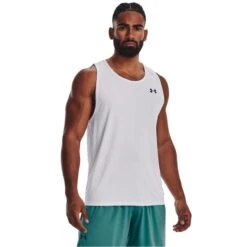 UNDER ARMOUR Men's UA Velocity Tank -Fam By Style 2089157 101 alt2