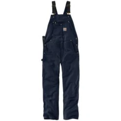 CARHARTT Men's 102776 Relaxed Fit Duck Bib Overalls, Extended Sizes