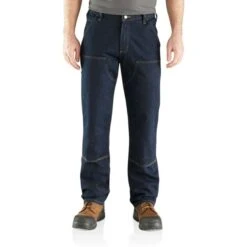 CARHARTT Men's 103329 Rugged Flex Relaxed Fit Double-Front Utility Jeans -Fam By Style 2089824 473 alt2