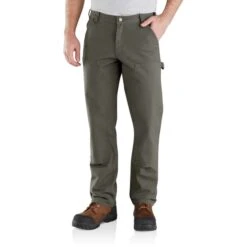 CARHARTT Men's 103334 Rugged Flex Relaxed Fit Duck Double-Front Utility Work Pants -Fam By Style 2089825 371 alt2