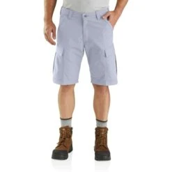 CARHARTT Men's 103543 Force Relaxed Fit Ripstop Cargo Work Shorts, Extended Sizes -Fam By Style 2089832 348 alt2