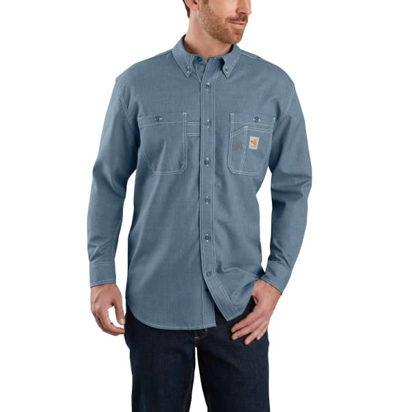 CARHARTT Men's 104138 Flame Resistant Force Loose Fit Lightweight Long-Sleeve Shirt 2 CARHARTT Men's 104138 Flame Resistant Force Loose Fit Lightweight Long-Sleeve Shirt - Image 2
