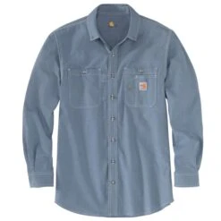 CARHARTT Men's 104138 Flame Resistant Force Loose Fit Lightweight Long-Sleeve Shirt