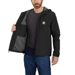 CARHARTT Men's 104671 Rain Defender Relaxed Fit Lightweight Jacket, Extended Sizes -Fam By Style 2089879 049 alt4