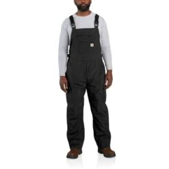 CARHARTT Men's 104674 Storm Defender Loose Fit Heavyweight Bib Overalls 9 CARHARTT Men's 104674 Storm Defender Loose Fit Heavyweight Bib Overalls -Fam By Style 2089882 074 alt2