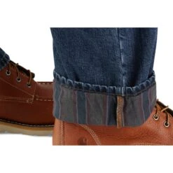 CARHARTT Men's 104942 Relaxed Fit Flannel-Lined 5-Pocket Jeans -Fam By Style 2089892 439 alt4