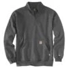 CARHARTT Men's 105028 Flame Resistant Force Loose Fit Midweight Quarter-Zip Sweatshirt, Extended Sizes