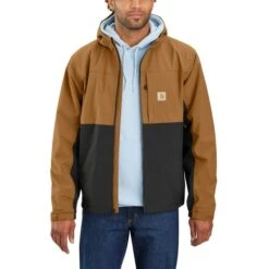 CARHARTT Men's 105751 Storm Defender Relaxed Fit Lightweight Packable Jacket -Fam By Style 2089970 274 alt3