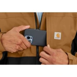 CARHARTT Men's 105751 Storm Defender Relaxed Fit Lightweight Packable Jacket -Fam By Style 2089970 274 alt4